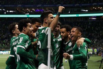Palmeiras defende invencibilidade internacional contra o River Plate  -  (crédito: Foto: Cesar Greco/Palmeiras)