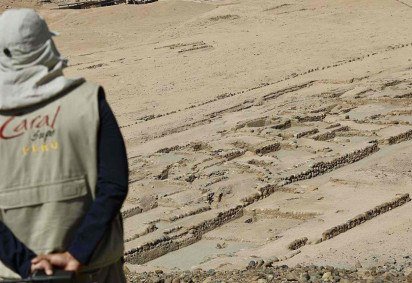 A antiga cidade de Peñico, no Peru, foi descoberta em julho de 2025 -  (crédito: Getty Images)