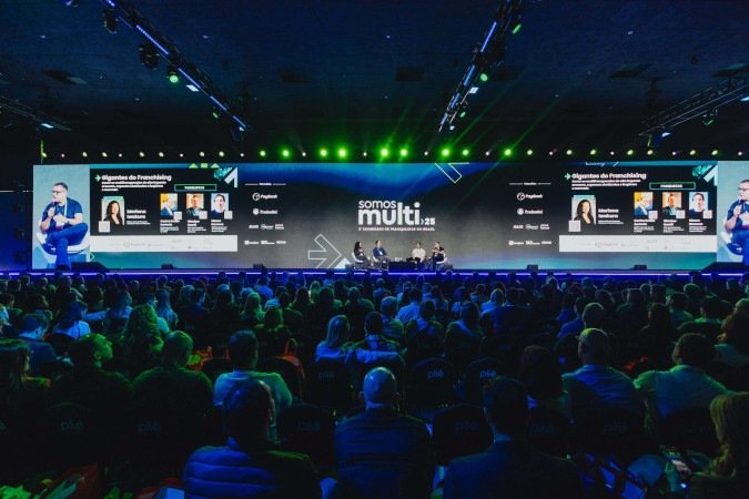 Mirante do Allianz Parque foi palco da 2ª edição do Congresso Somos Multi, maior encontro de franqueados e multifranqueados do país -  (crédito: @caumo.audiovisual)