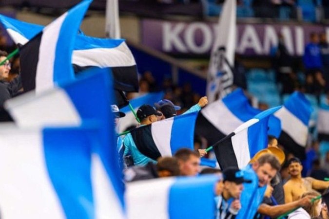 Grêmio se irrita com preço de ingressos estipulado pelo Internacional para o Gre-Nal do próximo domingo (21)  -  (crédito: Foto: Lucas Uebel / Grêmio FBPA)