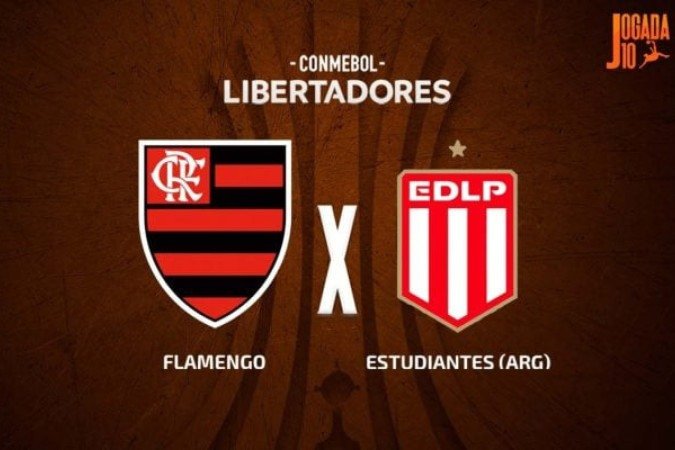 Flamengo e Estudiantes fazem duelo pelas quartas da Libertadores - (crédito: Arte: Jogada10) Flamengo e Estudiantes fazem duelo pelas quartas da Libertadores - (crédito: Arte: Jogada10)