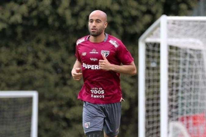 Lucas Moura deve voltar a jogar em breve pelo São Paulo -  (crédito: - Foto: Pedro Guedes / São Paulo FC)