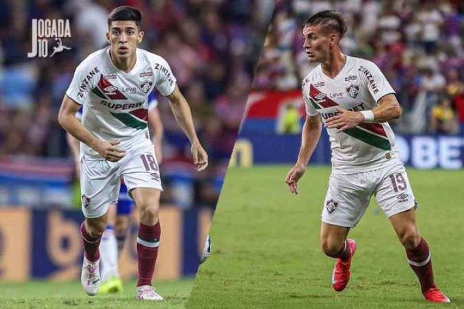 Lezcano e Lavega não têm oportunidade no Fluminense -  (crédito: Fotos: Marcelo Gonçalves / FFC)