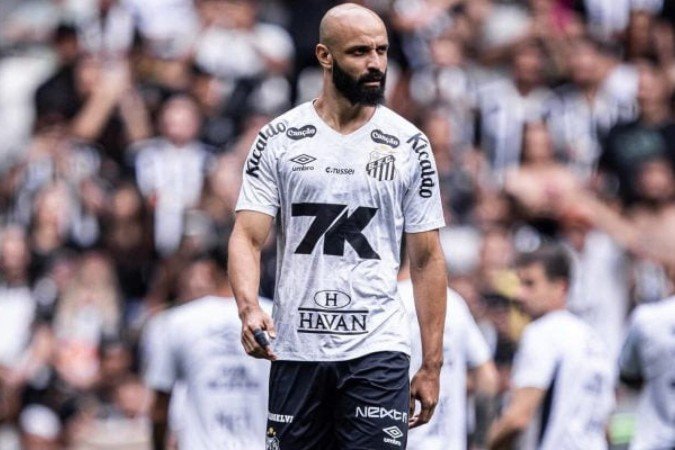 Thaciano volta a atuar e busca retomada no Santos - (crédito: Foto: Raul Baretta/ Santos) Thaciano volta a atuar e busca retomada no Santos - (crédito: Foto: Raul Baretta/ Santos)