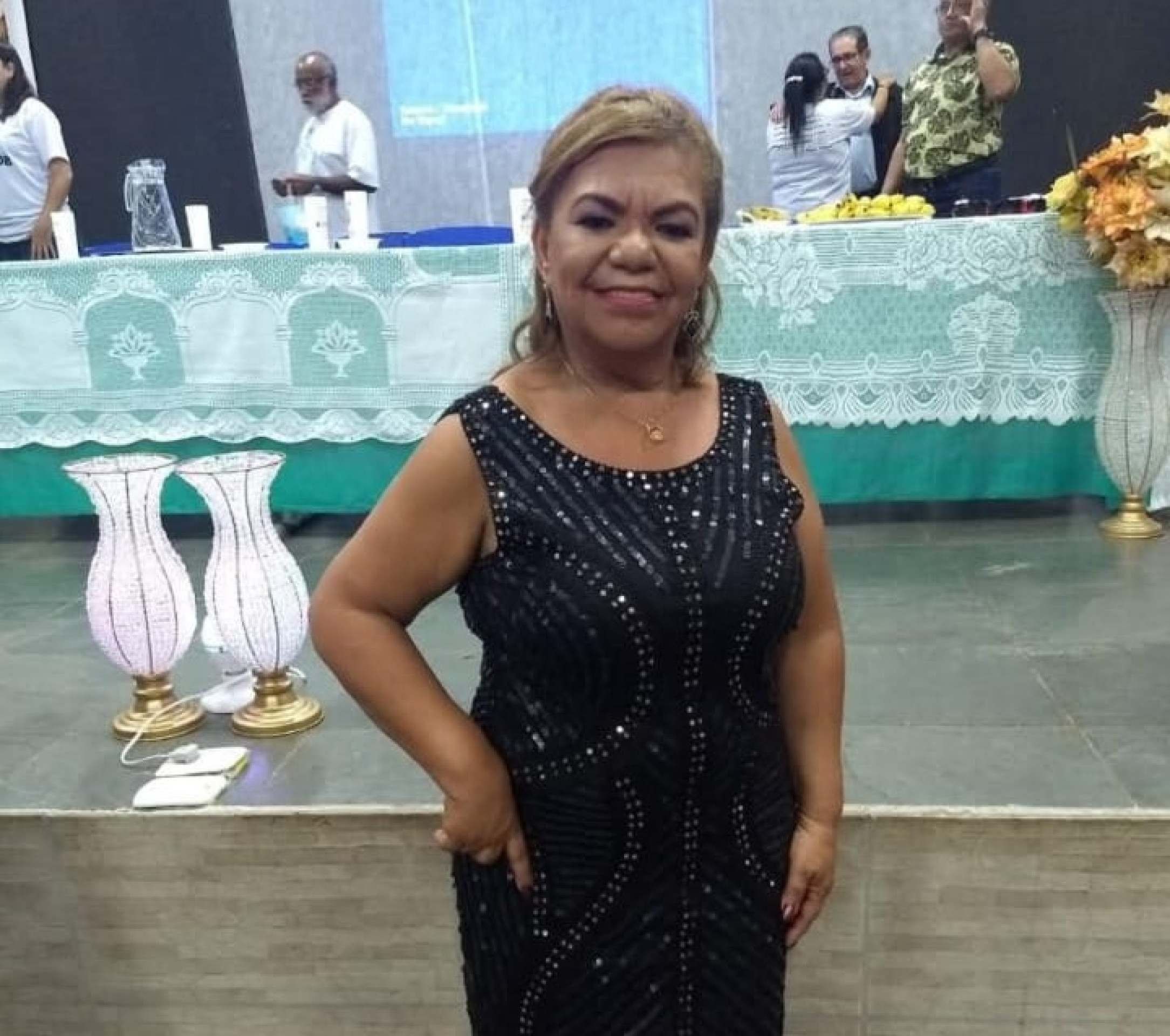 Maria Lucimar na sua formatura do Cefapre