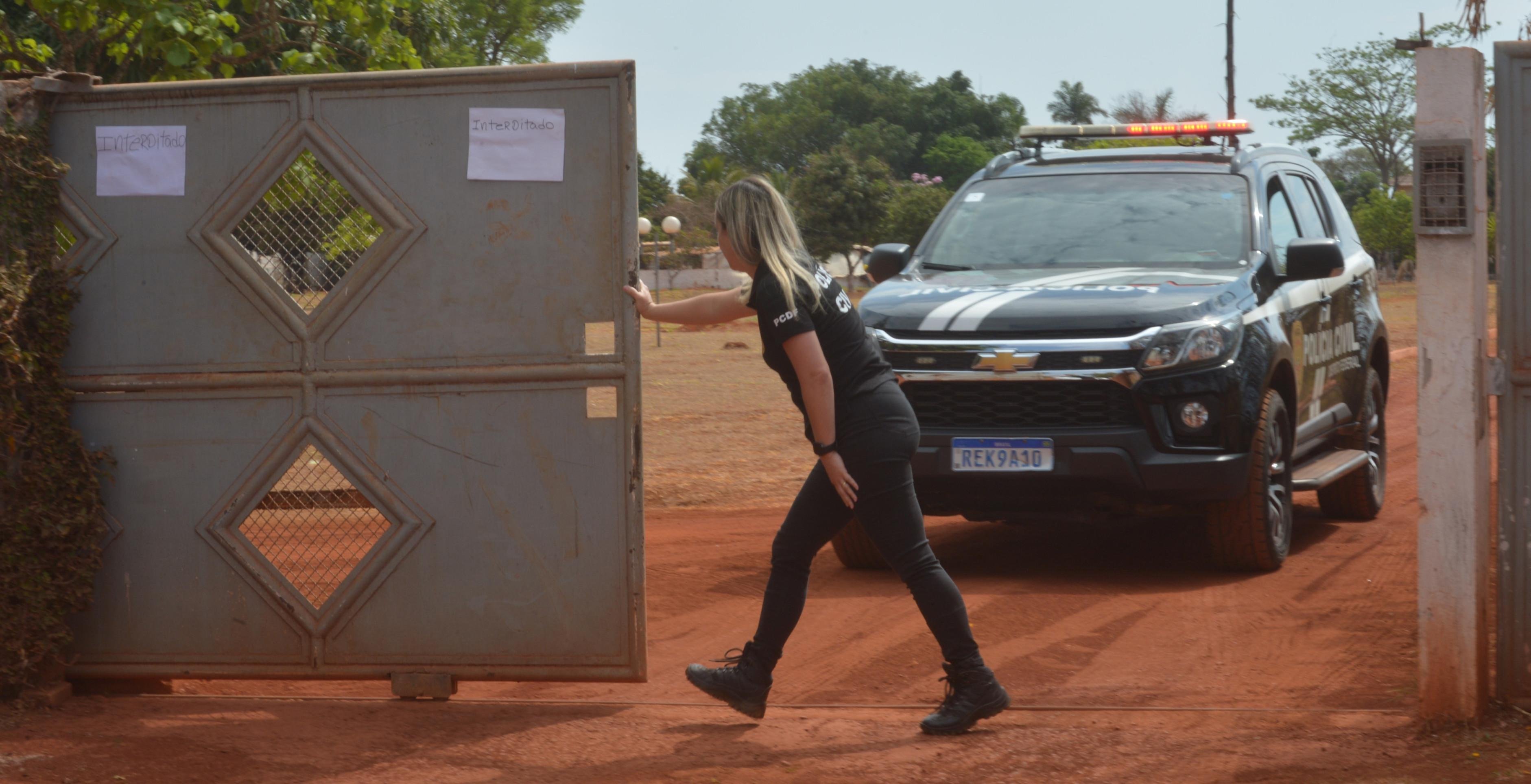  17/09/2025 - Ed Alves CB/DA Press. Cidades. Polícia Civil faz vistoria no Instituto Liberte-se, no Lago Oeste.