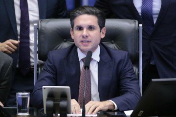 'Vivemos um Brasil polarizado desde a eleição de 2022. Temos, pela primeira vez, um presidente da República eleito três vezes desde a redemocratização já caminhando para uma quarta eleição, em processo de reeleição', disse Motta -  (crédito:  AFP)