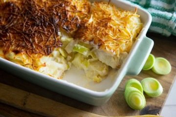 Batata gratinada com alho-poró (Imagem: Lecker Studio | Shutterstock) -  (crédito: EdiCase)