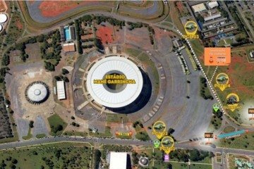 Show altera o trânsito no Eixo Monumental nesta sexta-feira (19) - (crédito: Detran) Show altera o trânsito no Eixo Monumental nesta sexta-feira (19) - (crédito: Detran)