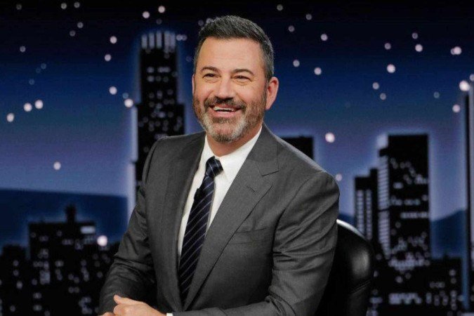 Donald Trump, que participou do programa de Kimmel em 2016, comemorou a suspensão do apresentador - (crédito: Getty Images) Donald Trump, que participou do programa de Kimmel em 2016, comemorou a suspensão do apresentador - (crédito: Getty Images)
