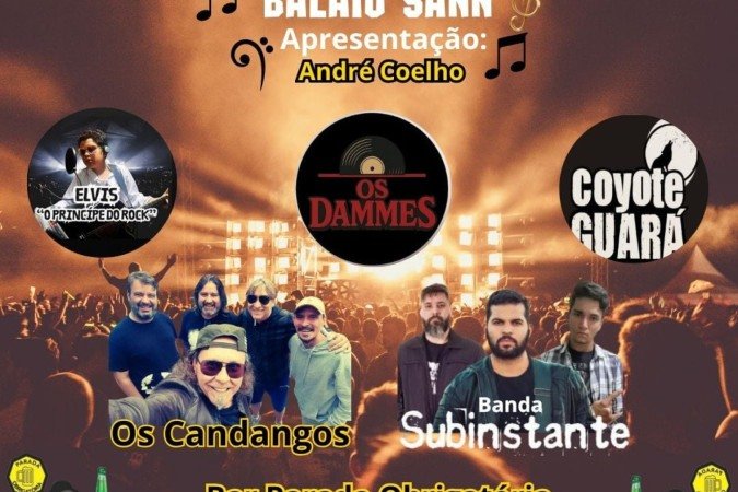 Evento movimento o Cruzeiro Velho com homenagem ao roqueiro Balaio Sann -  (crédito: Divulgação)