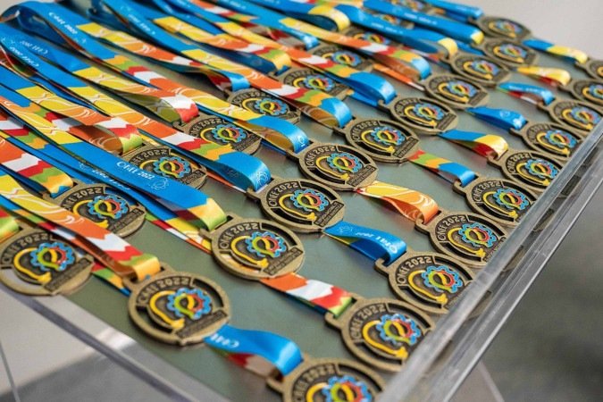 Medalhas da Olimpíada Nacional de Eficiência Energética -  (crédito: Divulgação/Abradee)