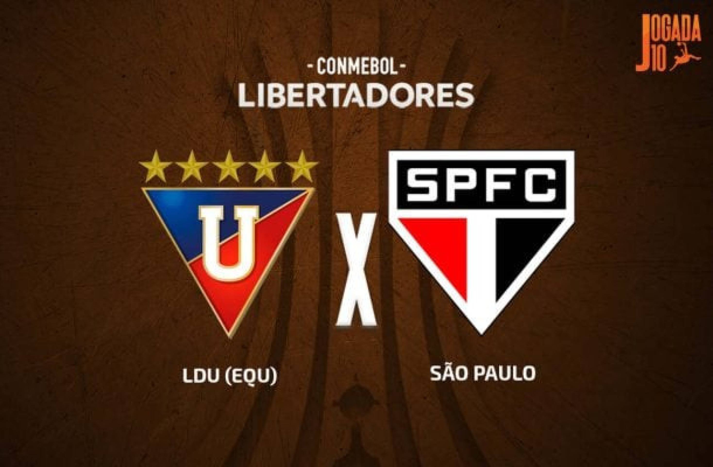 LDU x São Paulo, AO VIVO, com a Voz do Esporte, às 17h30