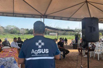 Há vagas para os cargos de assistente de região/distrito (nível superior) e agente de região/distrito (nível médio) -  (crédito: Reprodução/AgSUS)