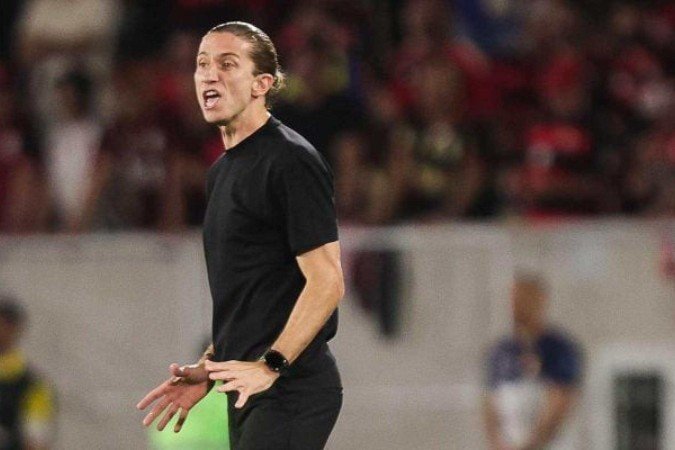Treinador, sempre comedido, não aguentou e reclamou bastante da arbitragem -  (crédito: Foto: Gilvan de Souza/Flamengo)