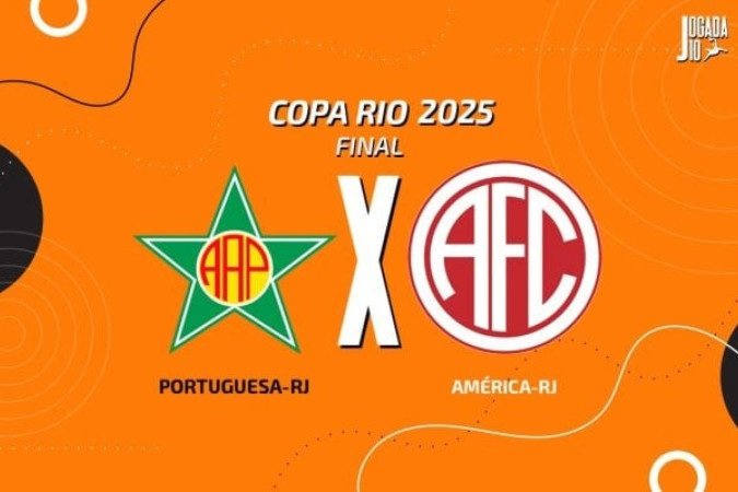 Portuguesa e America decidem o título da Copa Rio -  (crédito: Foto: Jogada10)