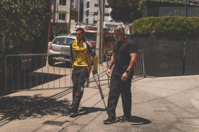 Cuello não deve voltar a atuar nesta temporada - (crédito: Foto: Pedro Souza / Atlético) Cuello não deve voltar a atuar nesta temporada - (crédito: Foto: Pedro Souza / Atlético)