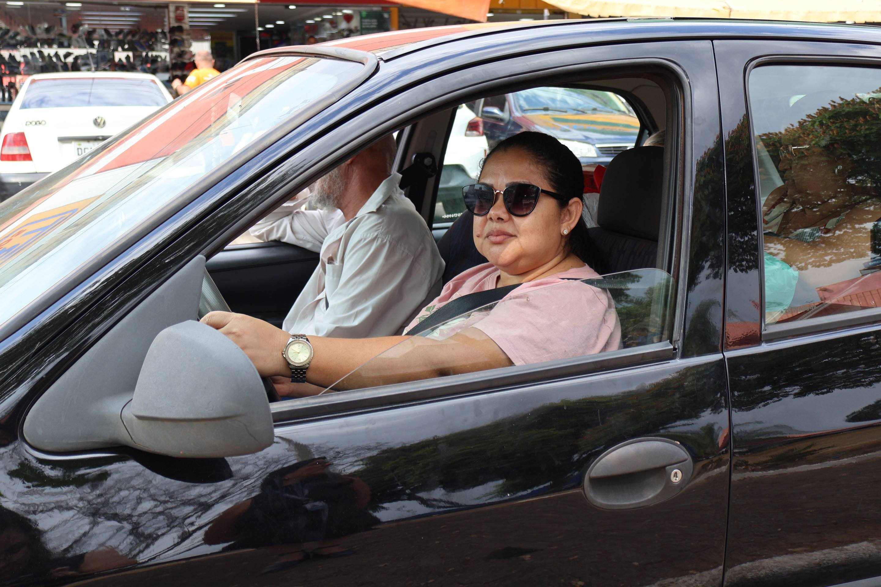  16/09/2025 Bruna Gaston CB/DA Press. Escolha de uso de carro por engarrafamento. Ceilândia,Lúcia Abreu        