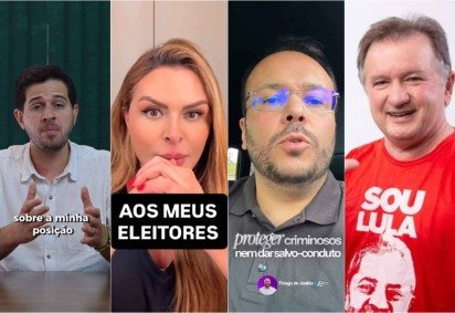 Em vídeos publicado nas redes sociais, deputados pedem perdão por voto a favor da PEC da Blindagem, cujo texto restringe possibilidade de investigar parlamentares, exigindo que Câmara ou Senado autorizem processo contra seus integrantes -  (crédito: Reprodução/Redes Sociais )