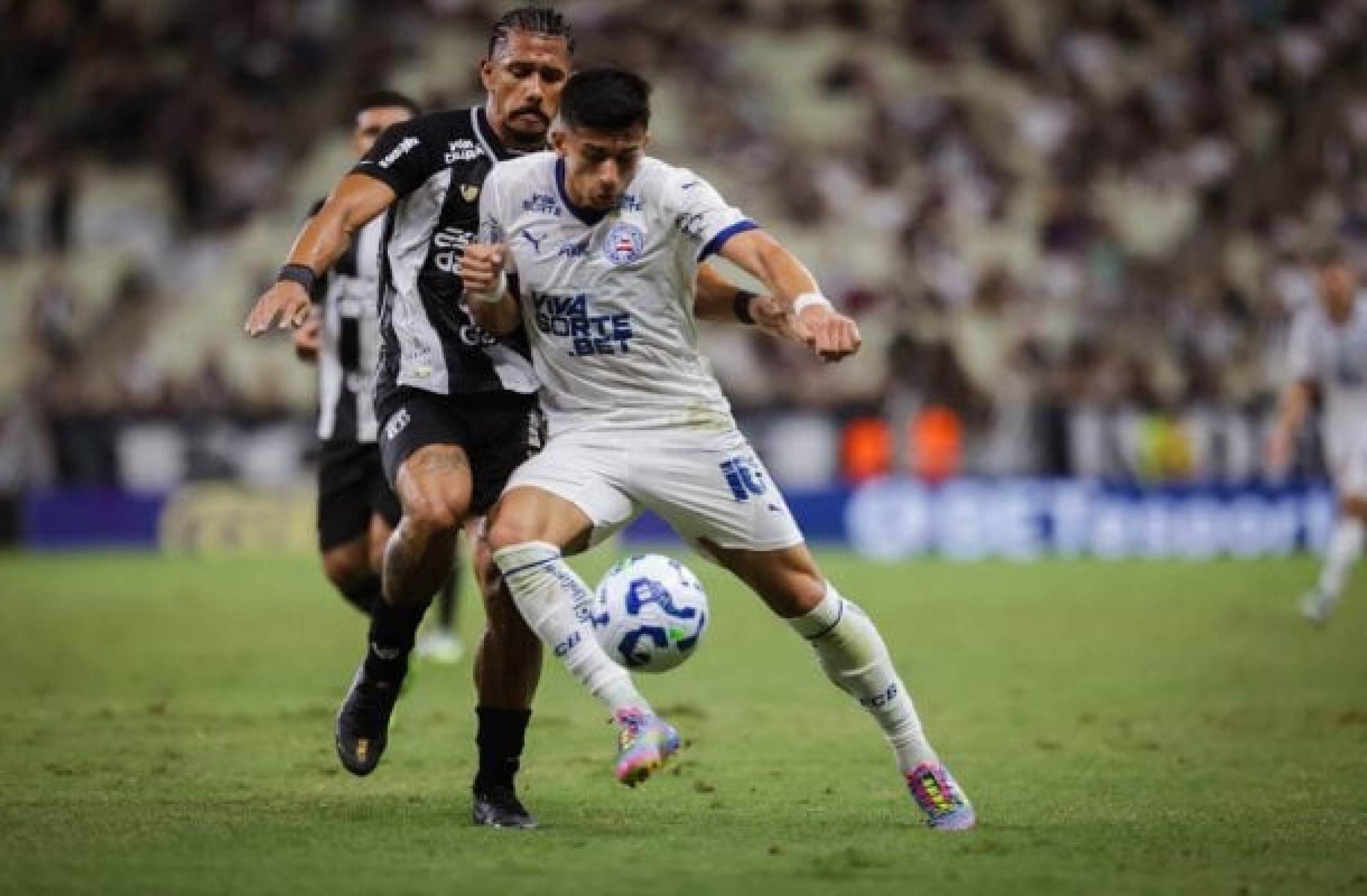 Ceará e Bahia: jogo equilibrado no Castelão -  (crédito: Foto: Letícia Martins/EC Bahia)