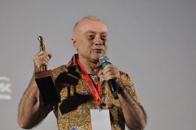 Representante do longa premiado 
Corpo da paz, Torquato Joel 