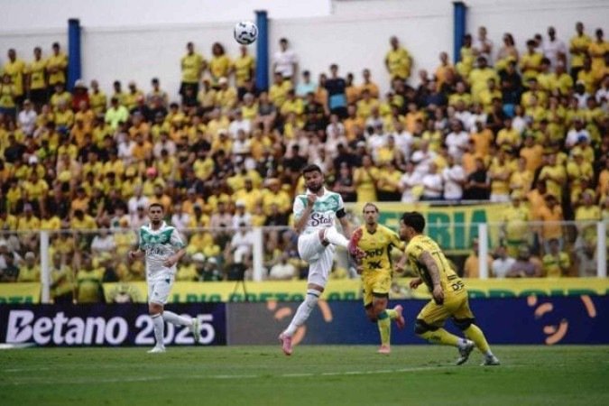 Mirassol vence o Juventude e retoma lugar no G4 do Brasileirão -  (crédito: Foto: Fernando Alves / ECJ)