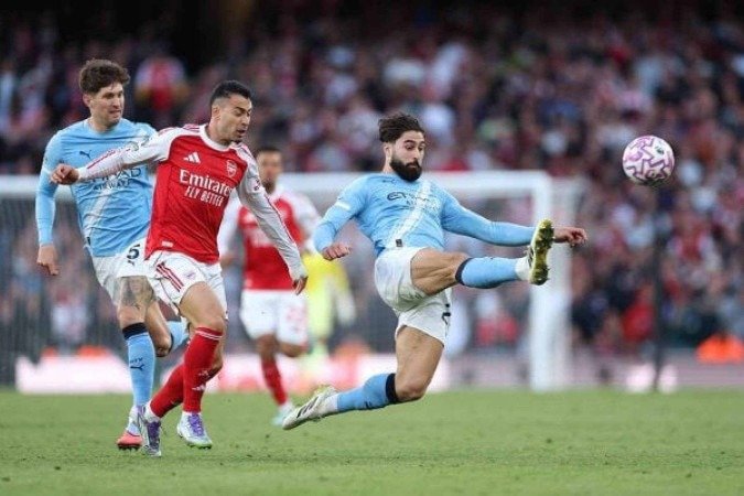 Martinelli marcou o gol do empate nos acréscimos -  (crédito: Alex Pantling/Getty Images)