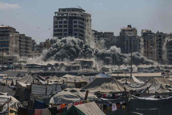 Starmer anunciou a intenção do Reino Unido de reconhecer um Estado palestino, a menos que Israel cumprisse certas condições em julho. - (crédito: PA Media) Starmer anunciou a intenção do Reino Unido de reconhecer um Estado palestino, a menos que Israel cumprisse certas condições em julho. - (crédito: PA Media)