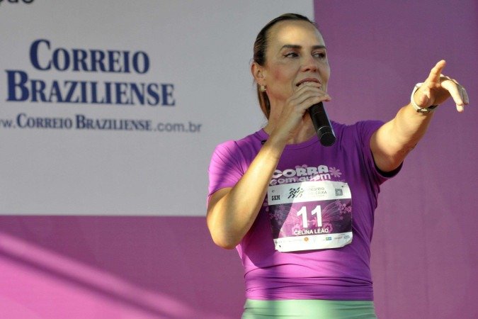  Vice-governadora do DF, Celina Leão, participou da corrida Encontro Delas