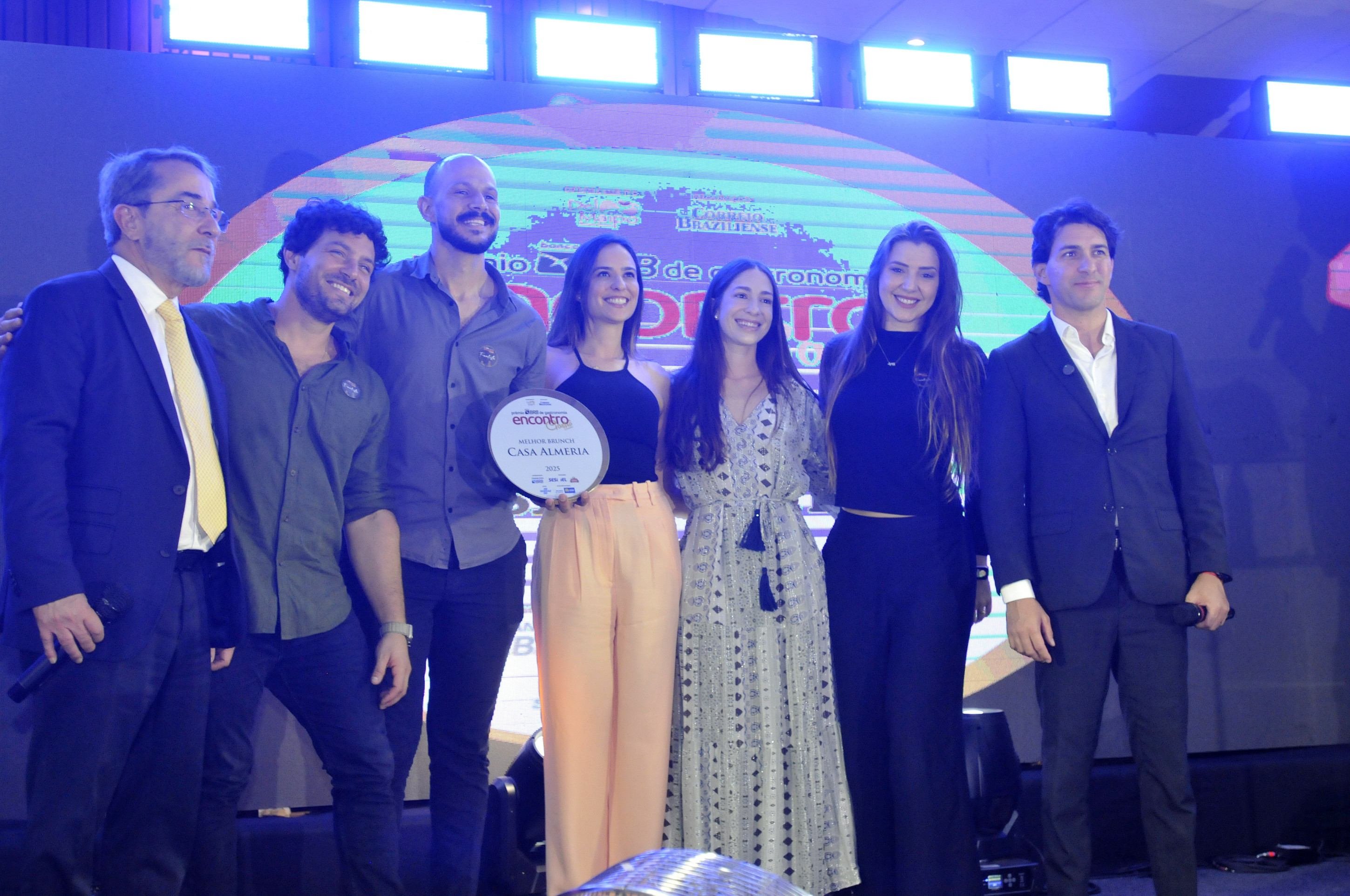 Prêmio BRB de Gastronomia — Encontro Gastrô Brasília. Restaurante Almeria premiado por Melhor Brunch