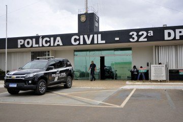 A investiga&ccedil;&atilde;o foi realizada pela 32&ordf; DP (Samambaia)
     -  (crédito:  Marcelo Ferreira/CB/D.A Press)
