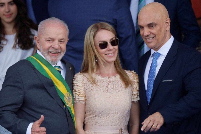 EUA sancionam mulher de Alexandre de Moraes com a Lei Magnitsky -  (crédito: BBC Geral)