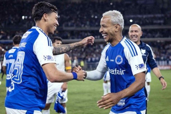Kaio Jorge e Matheus Pereira estão entre os pendurados  -  (crédito: Foto: Gustavo Aleixo/Cruzeiro)