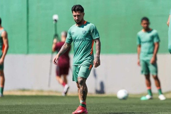 Lucho Acosta pode ser novidade na escalação do Fluminense contra o Lanús - (crédito: Foto: Marina Garcia/Fluminense FC) Lucho Acosta pode ser novidade na escalação do Fluminense contra o Lanús - (crédito: Foto: Marina Garcia/Fluminense FC)