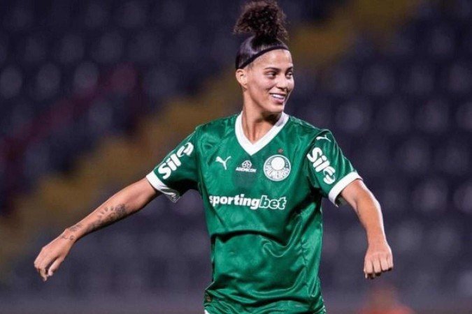 Amanda Gutierres marcou dois gols na vitória alviverde contra a Ferroviária  -  (crédito: Foto: Fabio Menotti/Palmeiras)