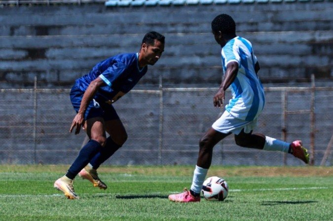 Duelo de líderes entre Aruc e Luziânia ficou empatado por 0 x 0 e manteve o Time do Samba na primeira colocação da disputa pelo acesso -  (crédito: Luã Tomasson/@tomasson.creator)