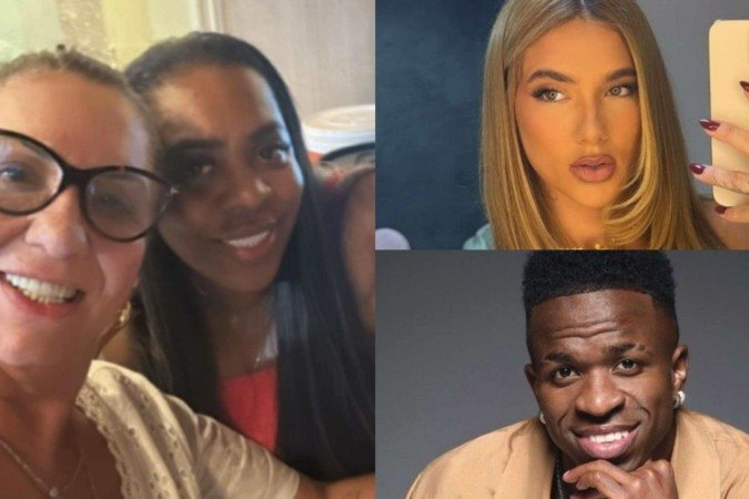 Mãe de Virginia posa com mãe de Vini Jr. e fãs cravam: 'Estão juntos' -  (crédito: Reprodução/Instagram)