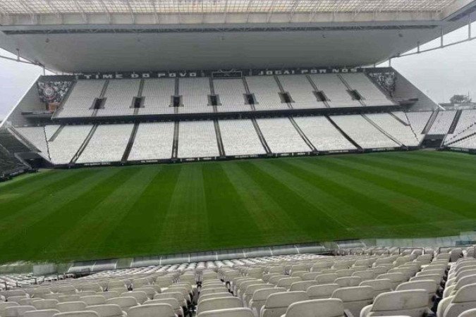 Corinthians tem uma divida de R$ 675 pelo financiamento do estádio -  (crédito: Foto: Divulgação)