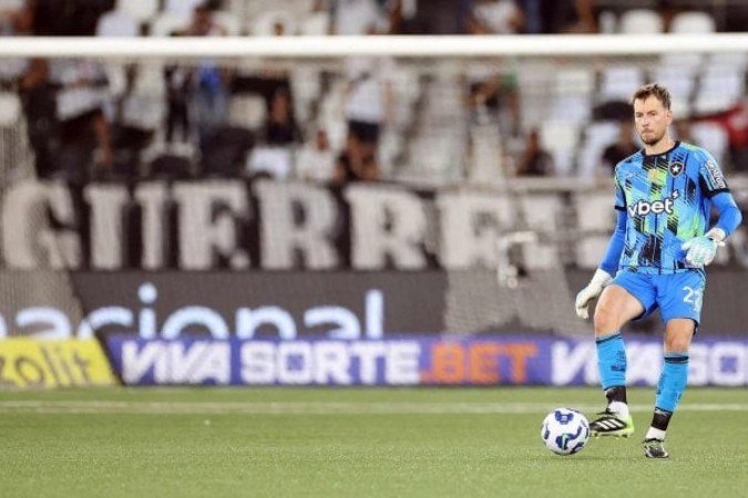 Neto em ação com a camisa do Botafogo durante a temporada -  (crédito: Foto: Vitor Silva/Botafogo)