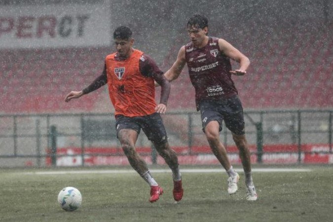 São Paulo iniciou preparação para o duelo contra a LDU -  (crédito:  Foto: Divulgação/SaoPauloFC)