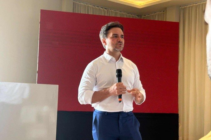 Celso Sabino participou de lançamento do Plano Brasis em Belém (PA) -  (crédito: Gabriella Braz)