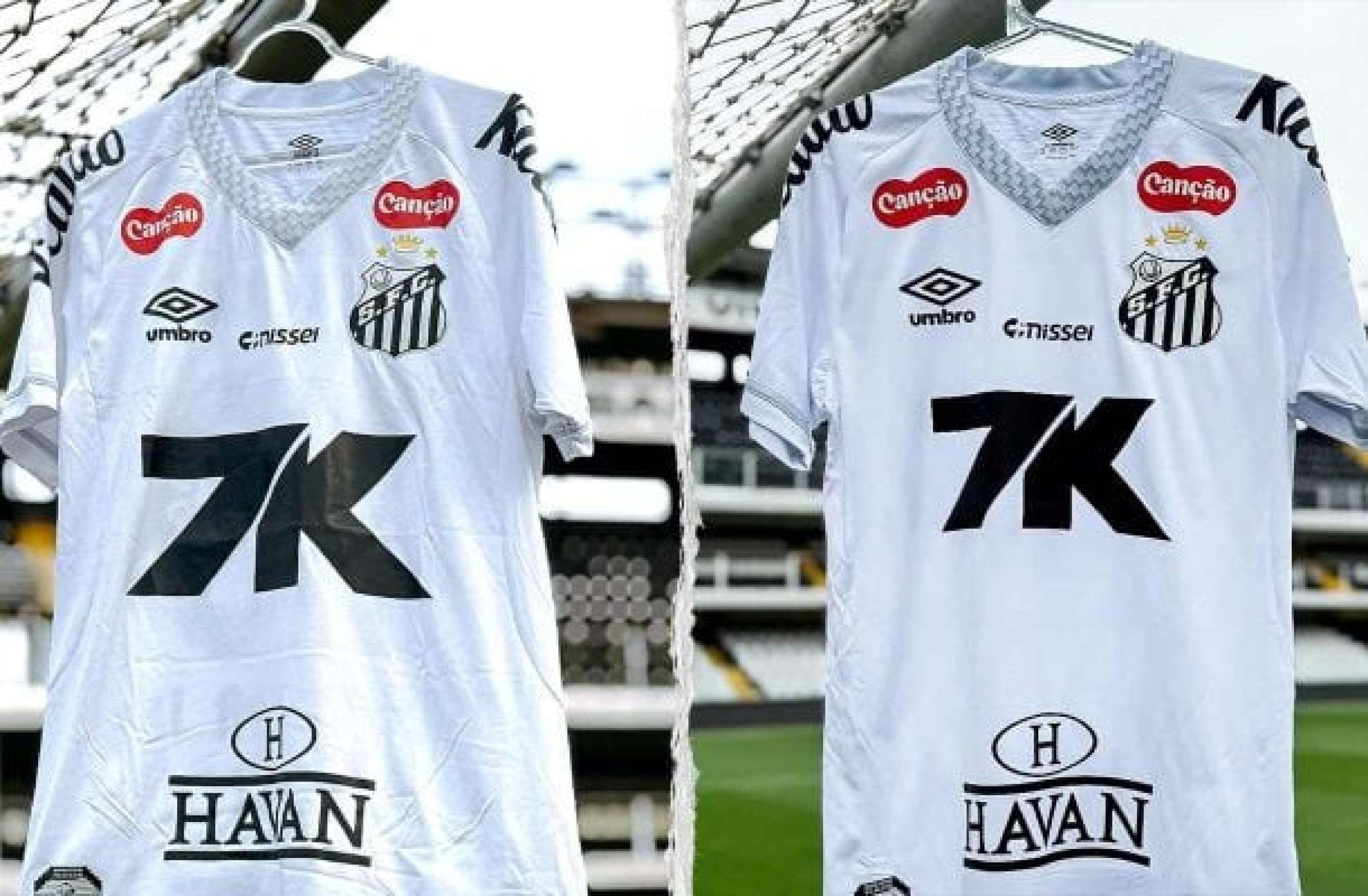 Patrocinadora máster atende pedido da torcida e faz mudança em uniforme do Santos