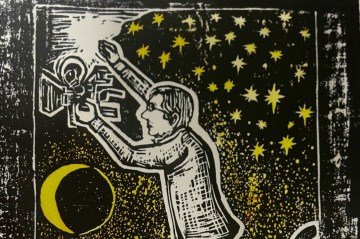 Ilustração de Valdério Costa para o livro sobre Vladimir Carvalho