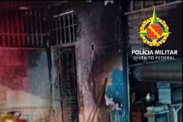 Caso ocorreu na semana passada, em Ceilândia. Uma das crianças está em estado grave na UTI -  (crédito: Divulgação/PMDF)