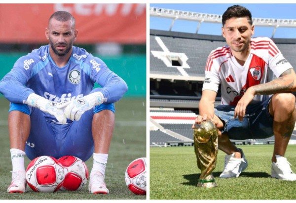 Fabio Menotti/Palmeiras e River Plate/Divulgação