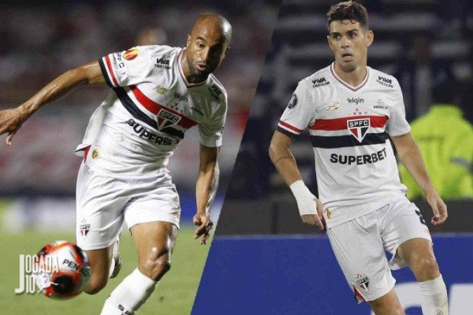 São Paulo ainda tem expectativa de ter Lucas e Oscar contra a LDU  -  (crédito:  Fotos: Erico Leonan/Pedro Guedes/São Paulo)