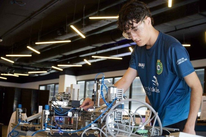 Brasil está entre os três primeiros lugares no ranking mundial da WorldSkills -  (crédito: Divulgação)