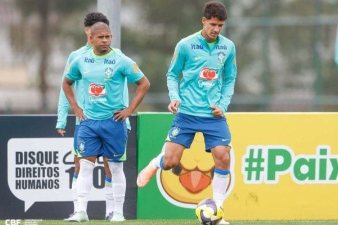 Seleção Brasileira sub-20 faz último treino nesta terça - (crédito: Foto: Rafael Ribeiro/CBF) Seleção Brasileira sub-20 faz último treino nesta terça - (crédito: Foto: Rafael Ribeiro/CBF)