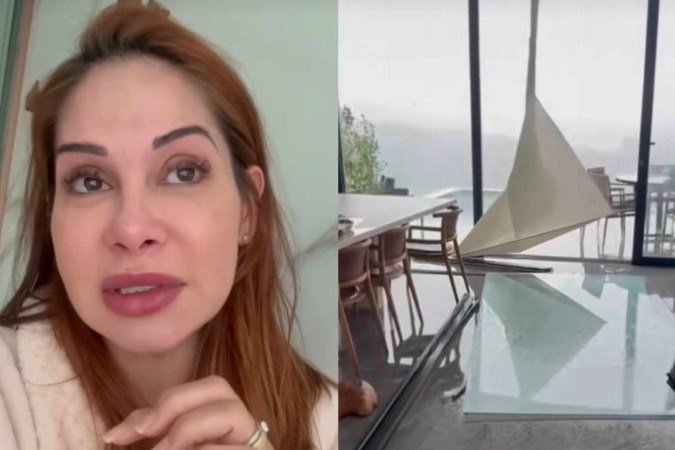 Maíra Cardi relata momentos de terror após porta de vidro explodir - (crédito: Reprodução/Instagram) Maíra Cardi relata momentos de terror após porta de vidro explodir - (crédito: Reprodução/Instagram)