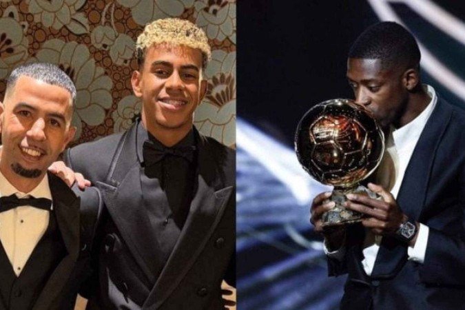 Pai de Lamine Yamal protesta contra resultado do Bola de Ouro - (crédito: Foto: Divulgação / Ballon D'Or) Pai de Lamine Yamal protesta contra resultado do Bola de Ouro - (crédito: Foto: Divulgação / Ballon D'Or)
